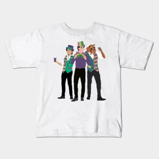 Mardi Gras Boys Kids T-Shirt